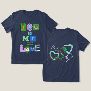 T - Shirt Marine Valentinstag