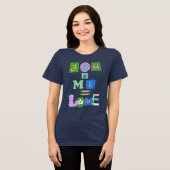 T - Shirt Marine Valentinstag (Vorderseite voll)