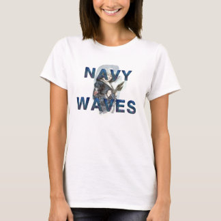 T-SHIRT Marine-Wellen