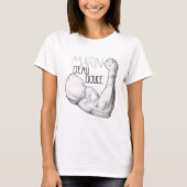 T-shirt marines von Süßwasser (Vorderseite)