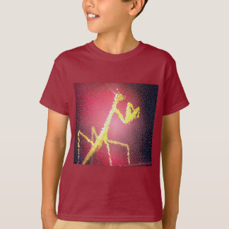 T-Shirt - Maronenfarbene Gottesanbeterin Fliesenmo