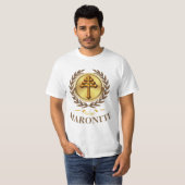 T - SHIRT MARONITE (Offizielles Kreuz) (Vorne ganz)