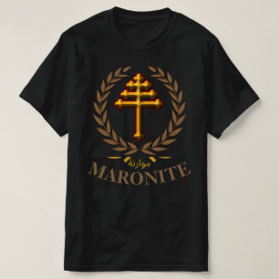 T - SHIRT MARONITE (Offizielles Kreuz)