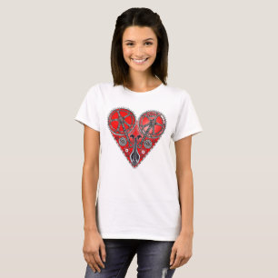 T-Shirt Mechanisches Herz Fahrrad