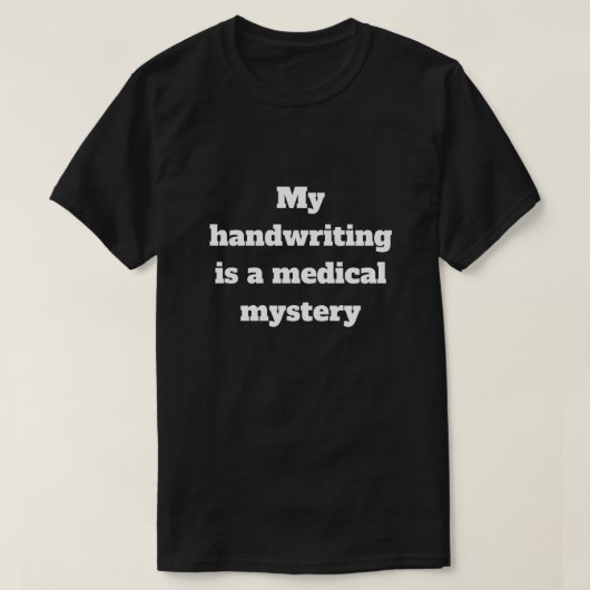T-Shirt Medizinisches Rätsel (Design vorne)