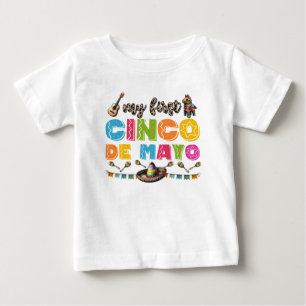 T-Shirt-Mein erstes Cinco de Mayo Baby T-shirt