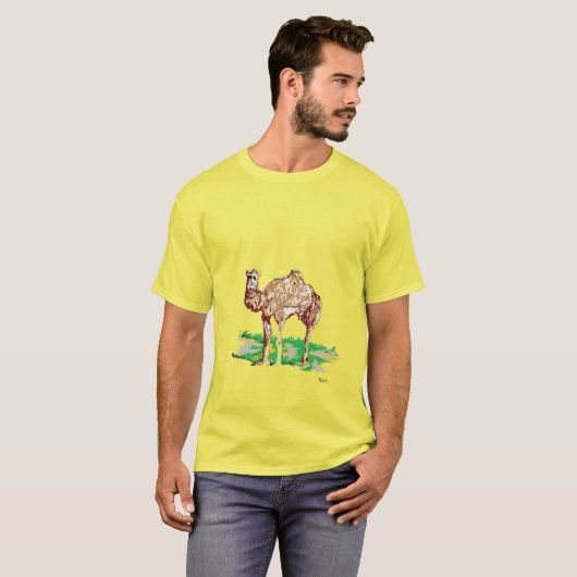 T - Shirt Men's: Camel (Vorne ganz)