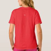 T-Shirt : Merry and Bright (deep red) (Rückseite)