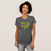 T-shirt : Merry and Bright (grey) (Vorne ganz)