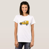 T-shirt met gele Citroën Acadiane (Vorne ganz)