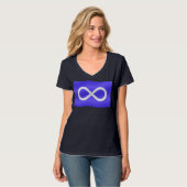 T - Shirt Metis Flag Shirt der ersten Generation v (Vorderseite Vollansicht)