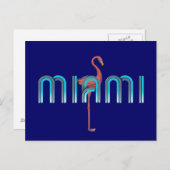 T-SHIRT Miami Postkarte (Vorne/Hinten)