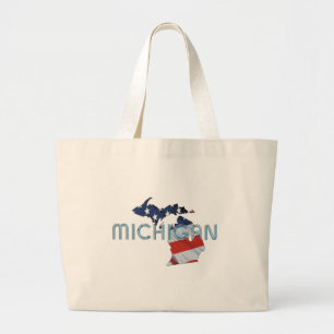 T-SHIRT Michigan-Patriot Jumbo Stoffbeutel