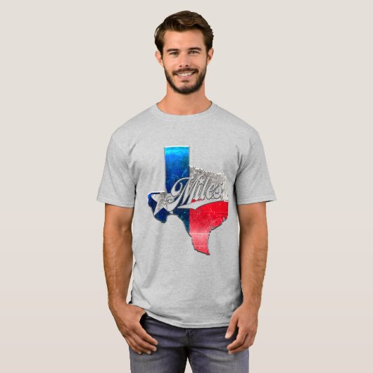 T - Shirt "MILES, TEXAS" (Vorne ganz)