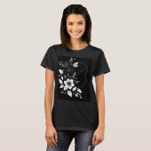 T - Shirt Minimalistisch Blume (Vorne ganz)
