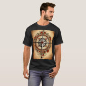 "T-Shirt Minimalistischer Kontur" T-Shirt (Vorne ganz)