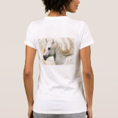 T - Shirt mit arabischen Pferden (Rückseite)