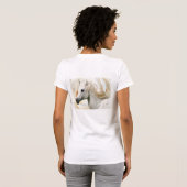T - Shirt mit arabischen Pferden (Schwarz voll)