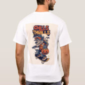 T-Shirt mit Ärmeln und Fuchs-Design (Rückseite)