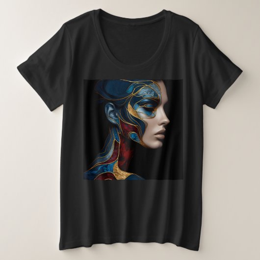 T - Shirt mit Art Expression 1 (Design vorne)