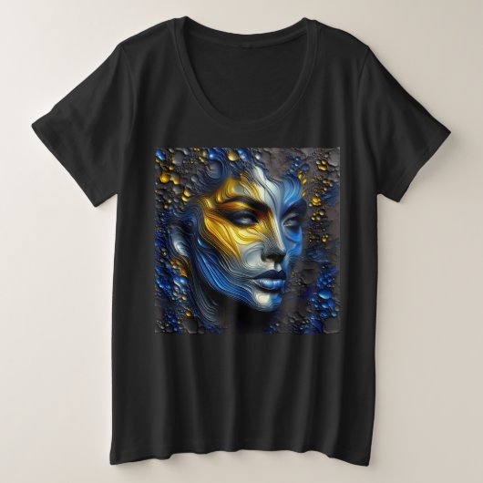 T - Shirt mit Art Expression 2 (Design vorne)
