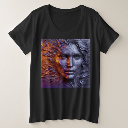 T - Shirt mit Art Expression 4 (Design vorne)