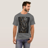 T-Shirt mit atemberaubendem Design: Geometric Nexu (Vorne ganz)