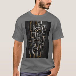 T-Shirt mit atemberaubendem Design: Geometric Nexu