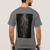 T-Shirt mit atemberaubendem Design: Geometric Nexu (Rückseite)