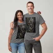 T-Shirt mit atemberaubendem Design: Geometric Nexu (Unisex)