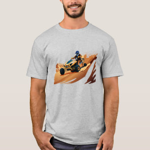 T-Shirt mit ATV-Sanddünen-Motiv