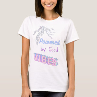 T-Shirt mit aufgeladener Positivität