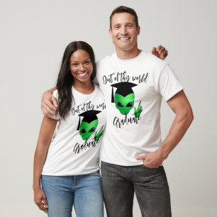 T-Shirt mit Aufschrift 'Out Of This World Grad' - 