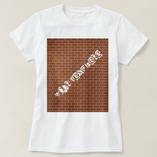 T - Shirt mit benutzerdefiniertem Text (Design vorne)