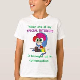 T-Shirt mit besonderen Interessen (Kinder)