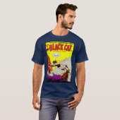 T-Shirt mit Black Cat Comic aus den 1940ern (Vorne ganz)
