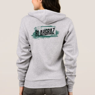 T - Shirt mit blakgraz-grün-weiß gestrichenen Pins