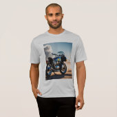 T - Shirt mit blauem Fahrrad (Vorne ganz)
