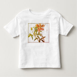 T - SHIRT MIT BLUME INDIVIDUELLE NAME