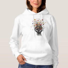 T-Shirt mit Blumen  / Hoodie