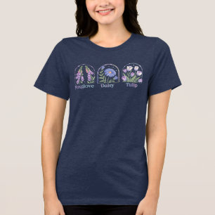 T - Shirt mit Blumenbögen - Dreamy Foxglove, Daisy