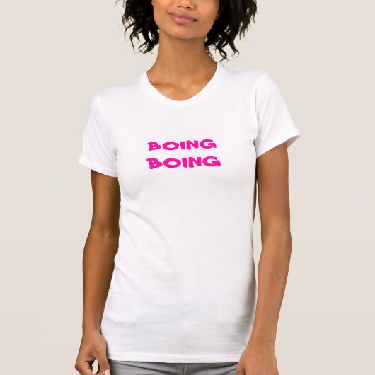 T - Shirt mit "Boing Boing " (Vorderseite)