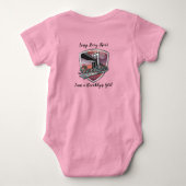 T-Shirt mit Brooklyn-Logo-Design Baby Strampler (Rückseite)