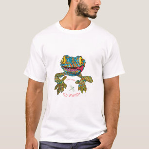 T Shirt mit Cartoon-Eidechse