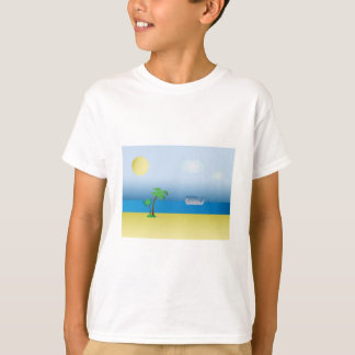 T-Shirt mit Cartoon-Wal