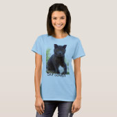 T - Shirt mit CAT-LIEBHABER auf der Front (Vorne ganz)