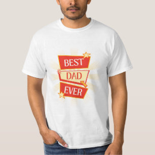 T-Shirt mit dem besten Vater-Design