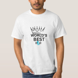 T-Shirt mit dem Design 'Bester Vater der Welt'
