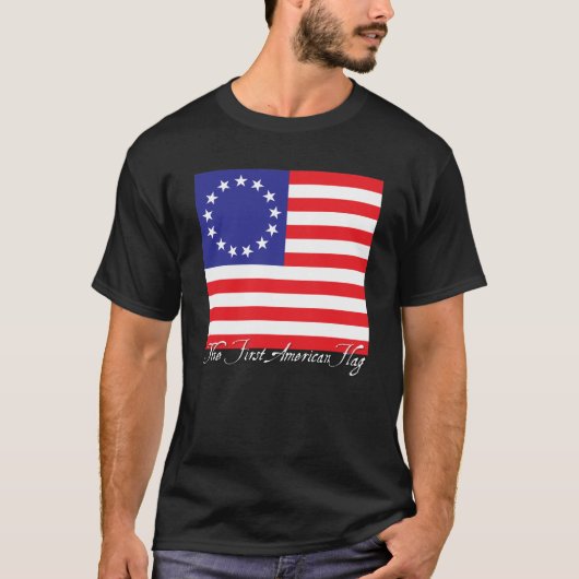 T - Shirt mit dem ersten Flag (Vorderseite)