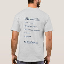 T-Shirt mit dem Kriegerkodex